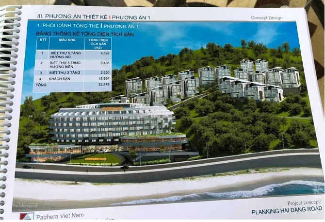 Chuyển nhượng dự án khách sạn biệt thự 84 Hạ Long Vũng Tàu ~15.086,5m² 1/500 view biển đỉnh cao