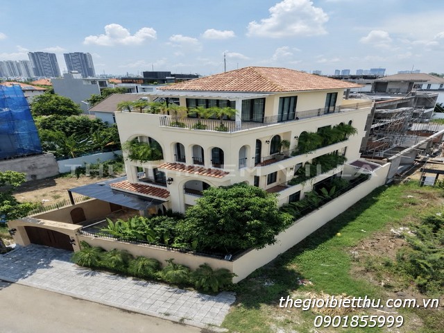 BÁN SIÊU PHẨM BIỆT THỰ VEN SÔNG SÀI GÒN – KHU THỦ THIÊM VILLA THẠNH MỸ LỢI – 3 MẶT THOÁNG, VIEW SÔNG, CÔNG VIÊN 12HA – 105 TỶ